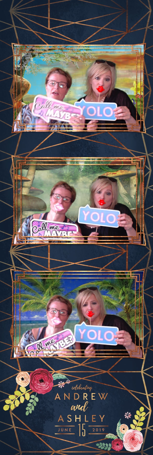 Andrew's and Ashley's wedding | View more photos from the event at gallery.photoboothbillings.com/u/PhotoBoothBillings/Andrews-and-Ashleys-wedding